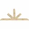 Ekena Millwork Saratoga Rough Sawn Timber Gable Bracket, Douglas Fir, 84"W x 49"H x 2"D x 6"F, 14/12 Pitch GBW084X49X0206SAR00RDF - alternate 3